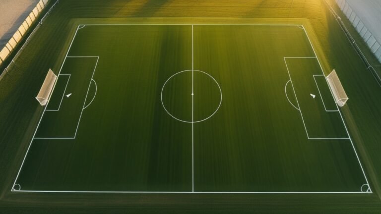 Toàn cảnh sân cỏ xanh nhìn từ trên cao trước trận giao hữu Real Madrid vs Leganés