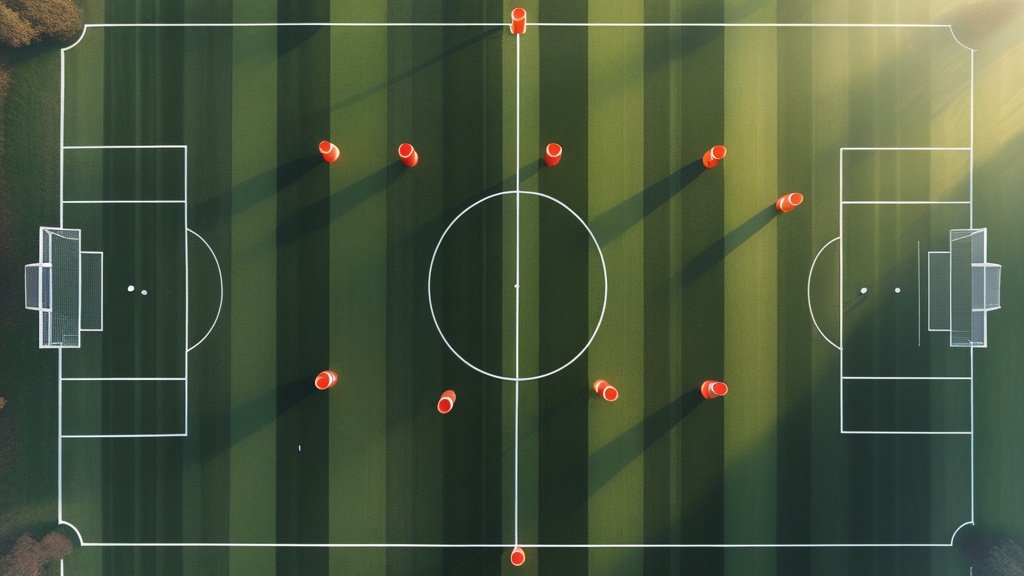 Ảnh flycam sân tập bóng đá nhìn từ trên cao minh họa xu hướng HLV trẻ tại Premier League